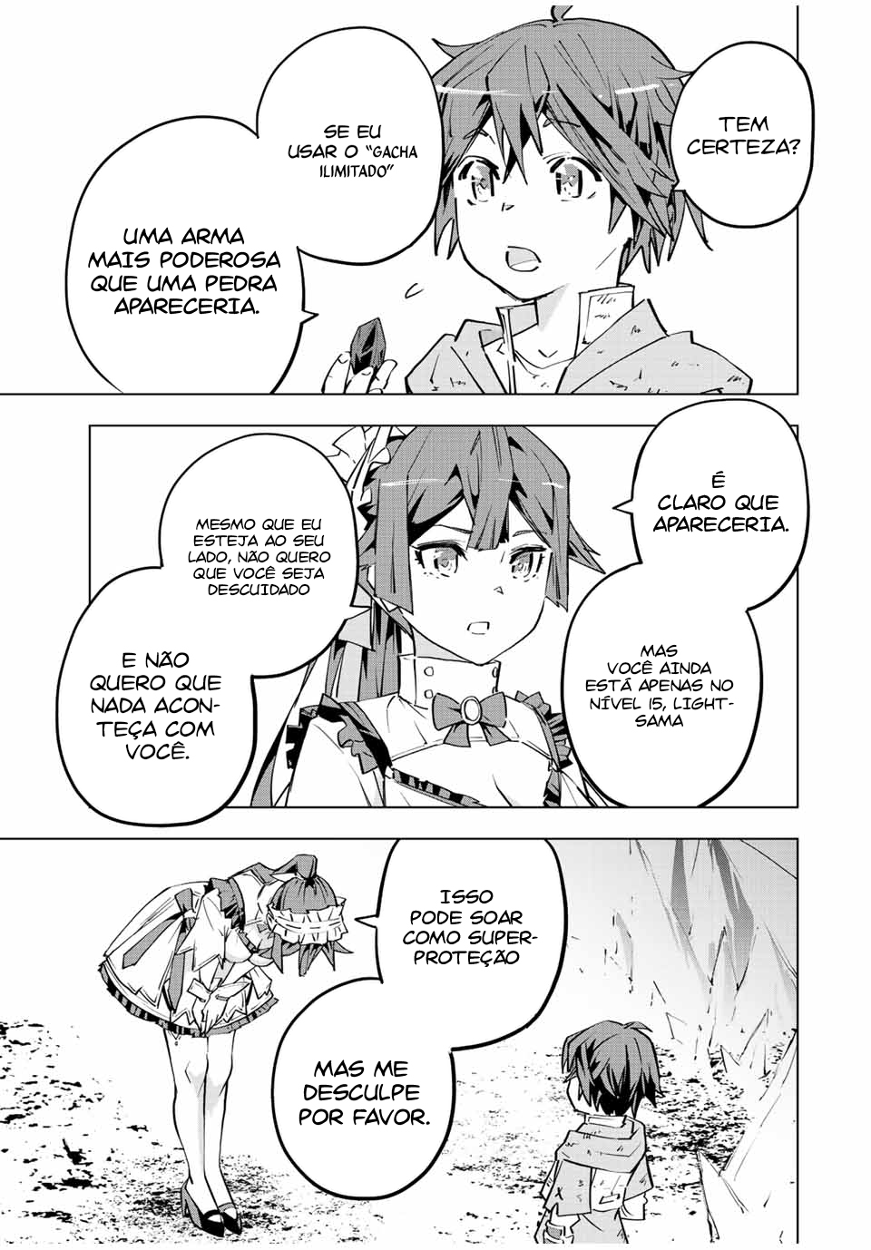 Read Meu Presente de Nível 9999 de Gacha Ilimitado (PT-BR) PT Manga Online