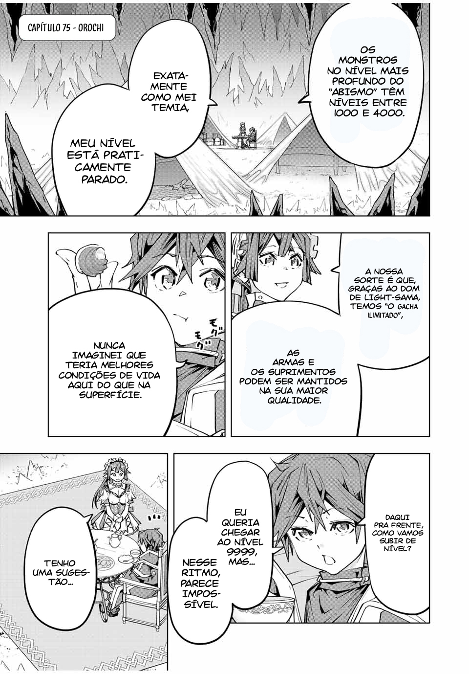 Read Meu Presente de Nível 9999 de Gacha Ilimitado (PT-BR) PT Manga Online