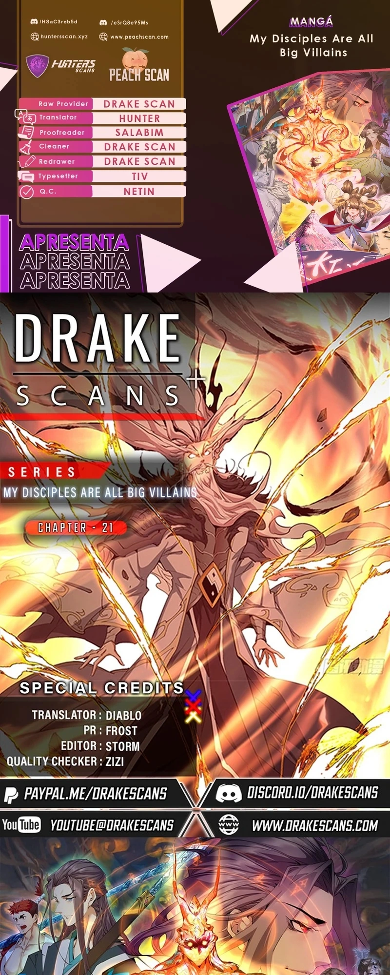 Read Meus Discípulos São Todos Grandes Vilões (PT-BR) PT Manga Online