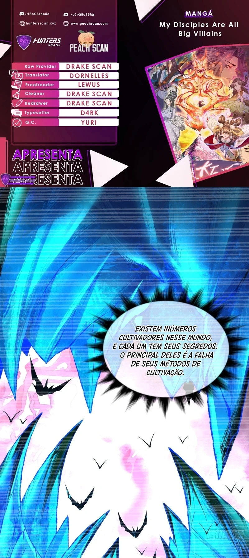 Read Meus Discípulos São Todos Grandes Vilões (PT-BR) PT Manga Online