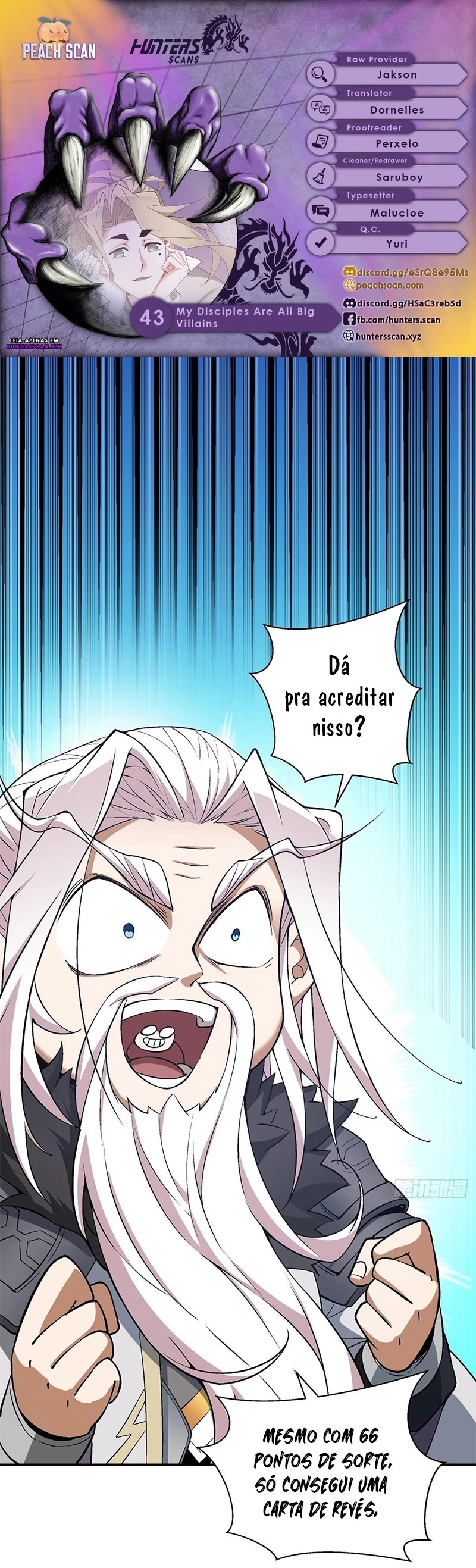 Read Meus Discípulos São Todos Grandes Vilões (PT-BR) PT Manga Online