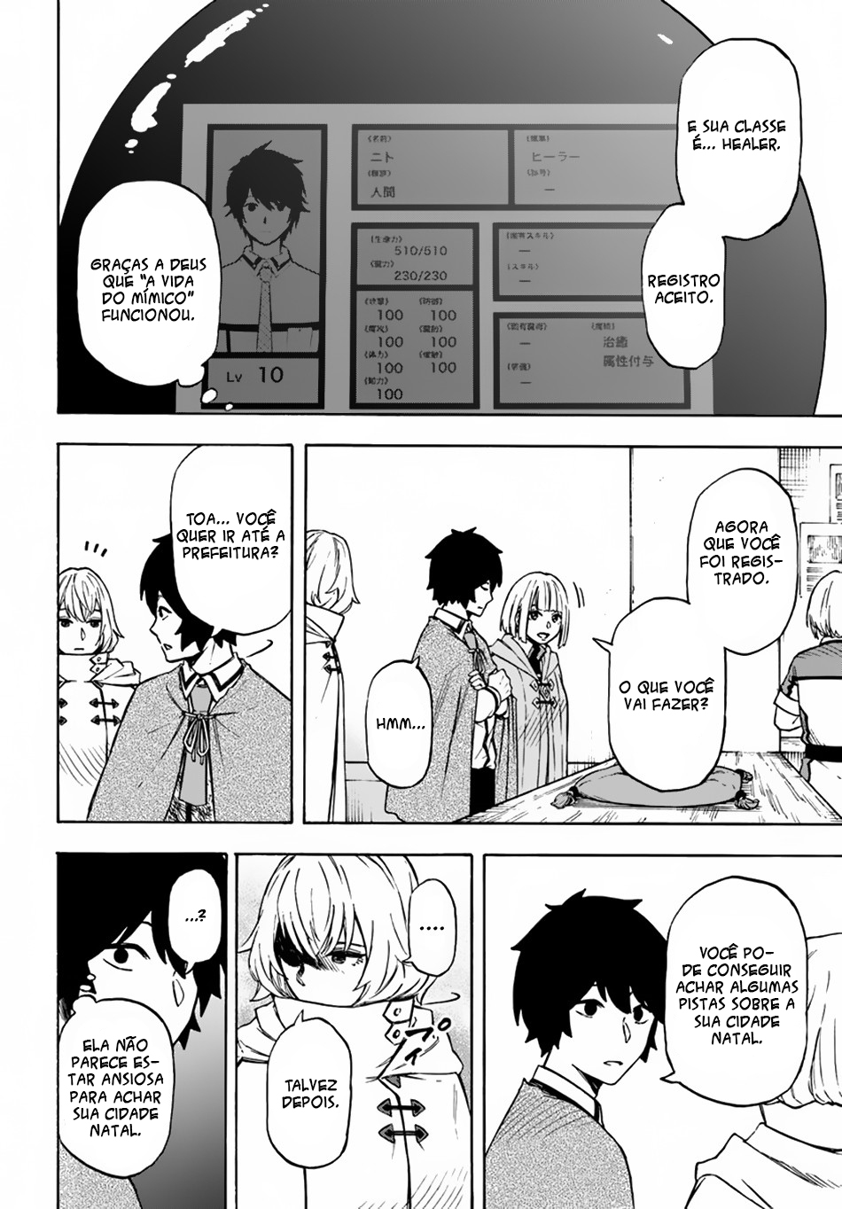 Read Nito no Taidana Isekai Shoukougun Saijaku Shoku (PT-BR) PT Manga Online