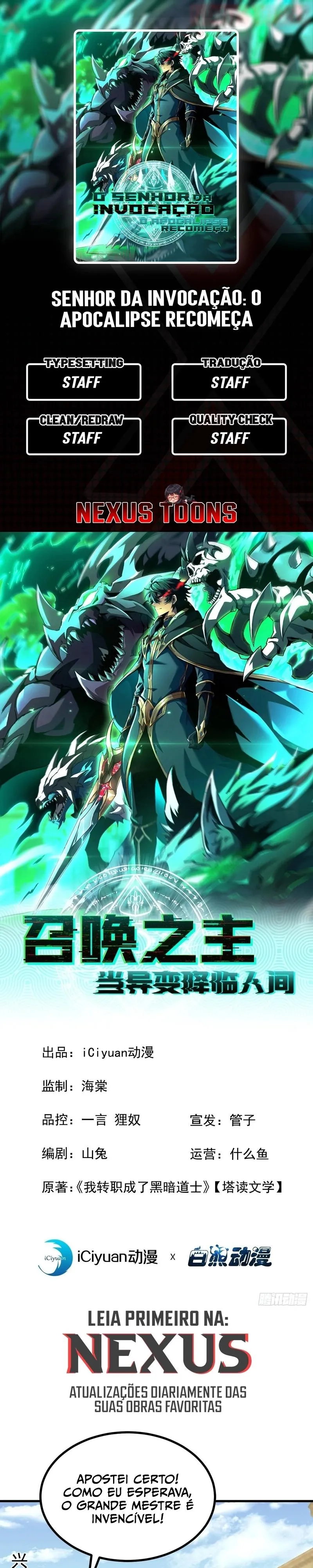 Read O Deus da Invocação Quando a Mutação Descende Sobre o Mundo Mortal (PT-BR) PT Manga Online