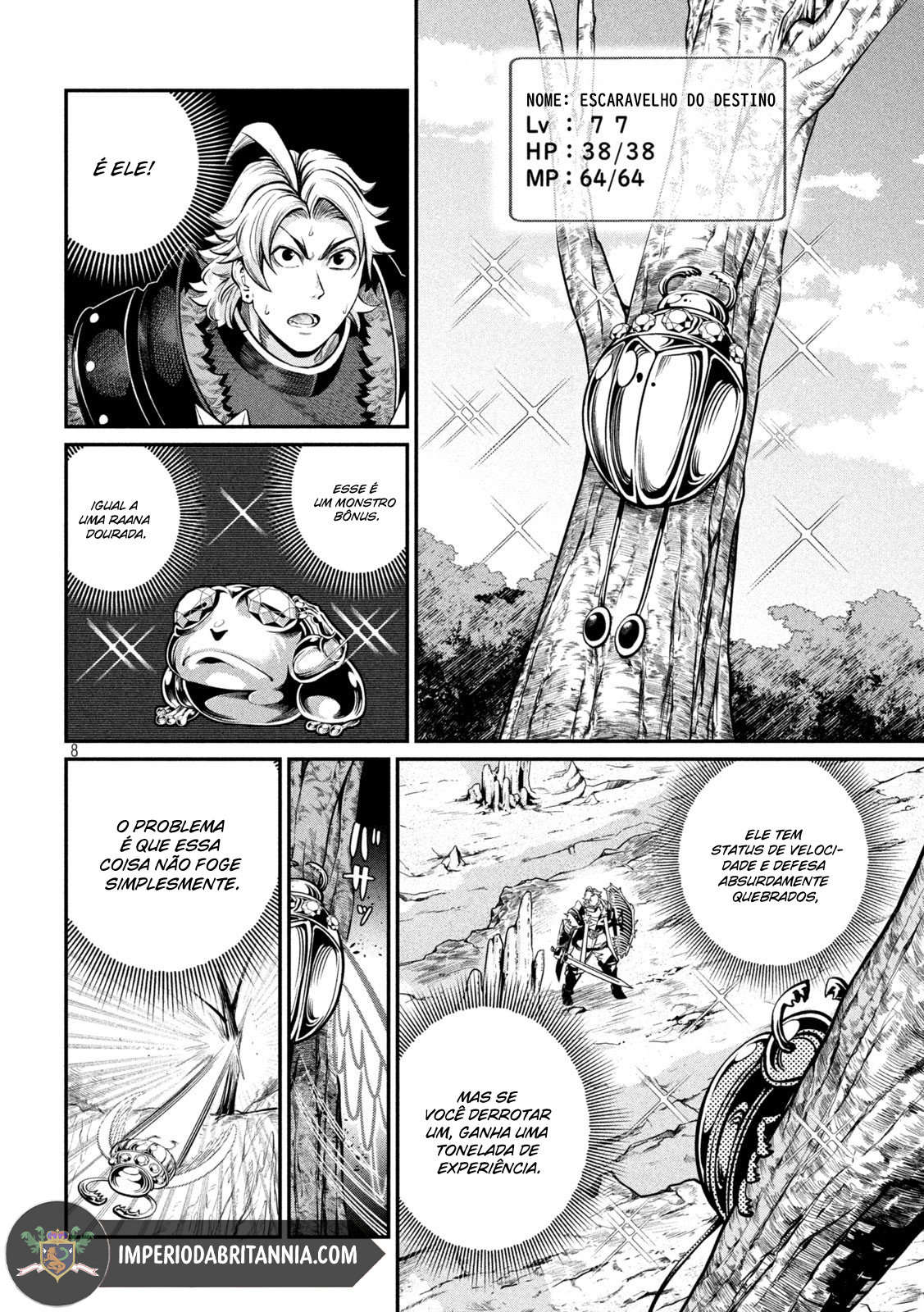 Read O Exilado Cavaleiro Pesado Reencarnado é Incomparável com o Conhecimento do Jogo (PT-BR) PT Manga Online