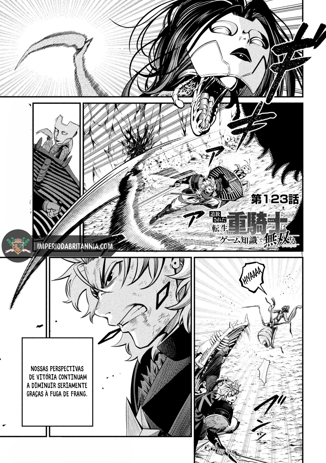 Read O Exilado Cavaleiro Pesado Reencarnado é Incomparável com o Conhecimento do Jogo (PT-BR) PT Manga Online