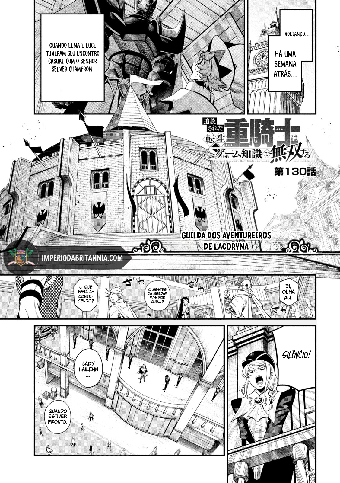 Read O Exilado Cavaleiro Pesado Reencarnado é Incomparável com o Conhecimento do Jogo (PT-BR) PT Manga Online
