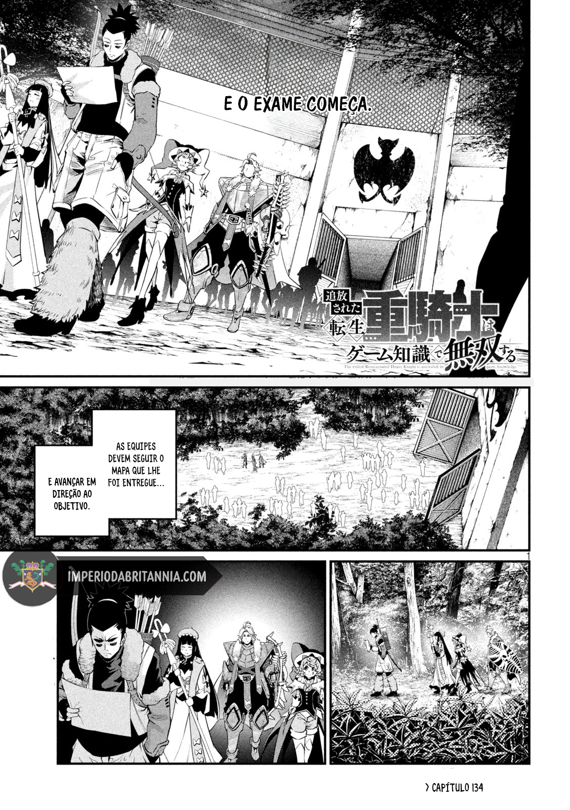 Read O Exilado Cavaleiro Pesado Reencarnado é Incomparável com o Conhecimento do Jogo (PT-BR) PT Manga Online