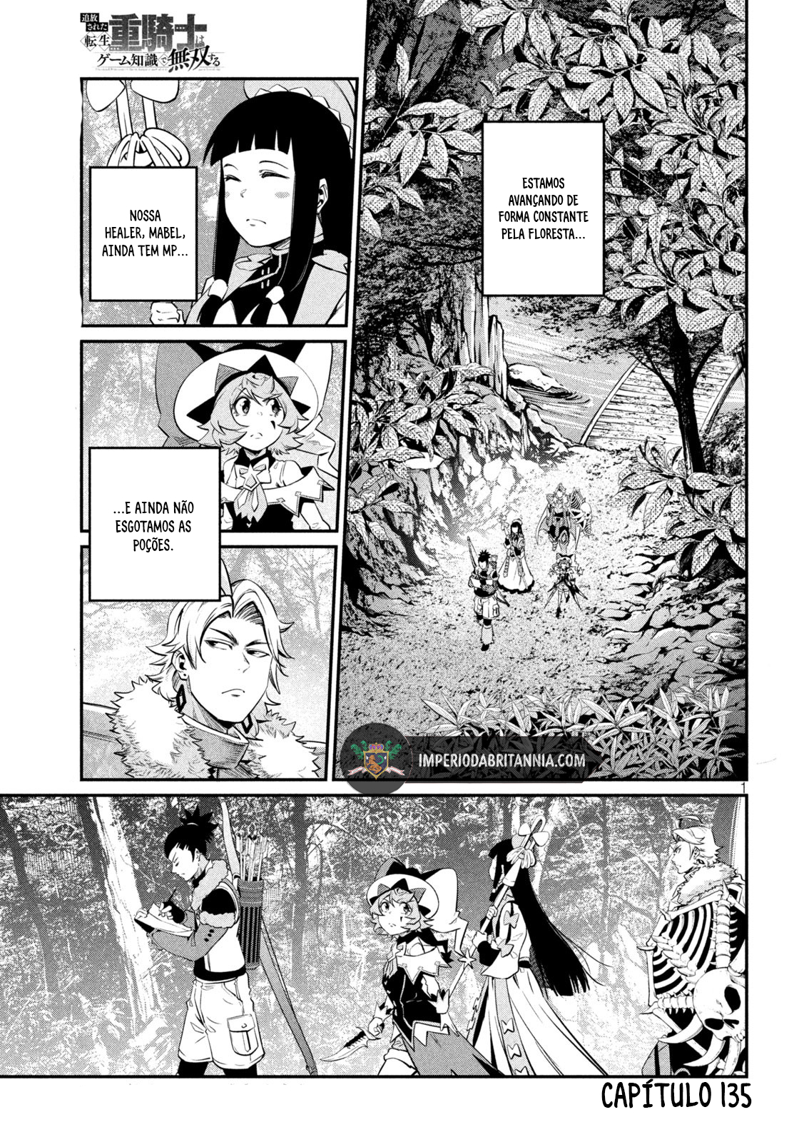 Read O Exilado Cavaleiro Pesado Reencarnado é Incomparável com o Conhecimento do Jogo (PT-BR) PT Manga Online
