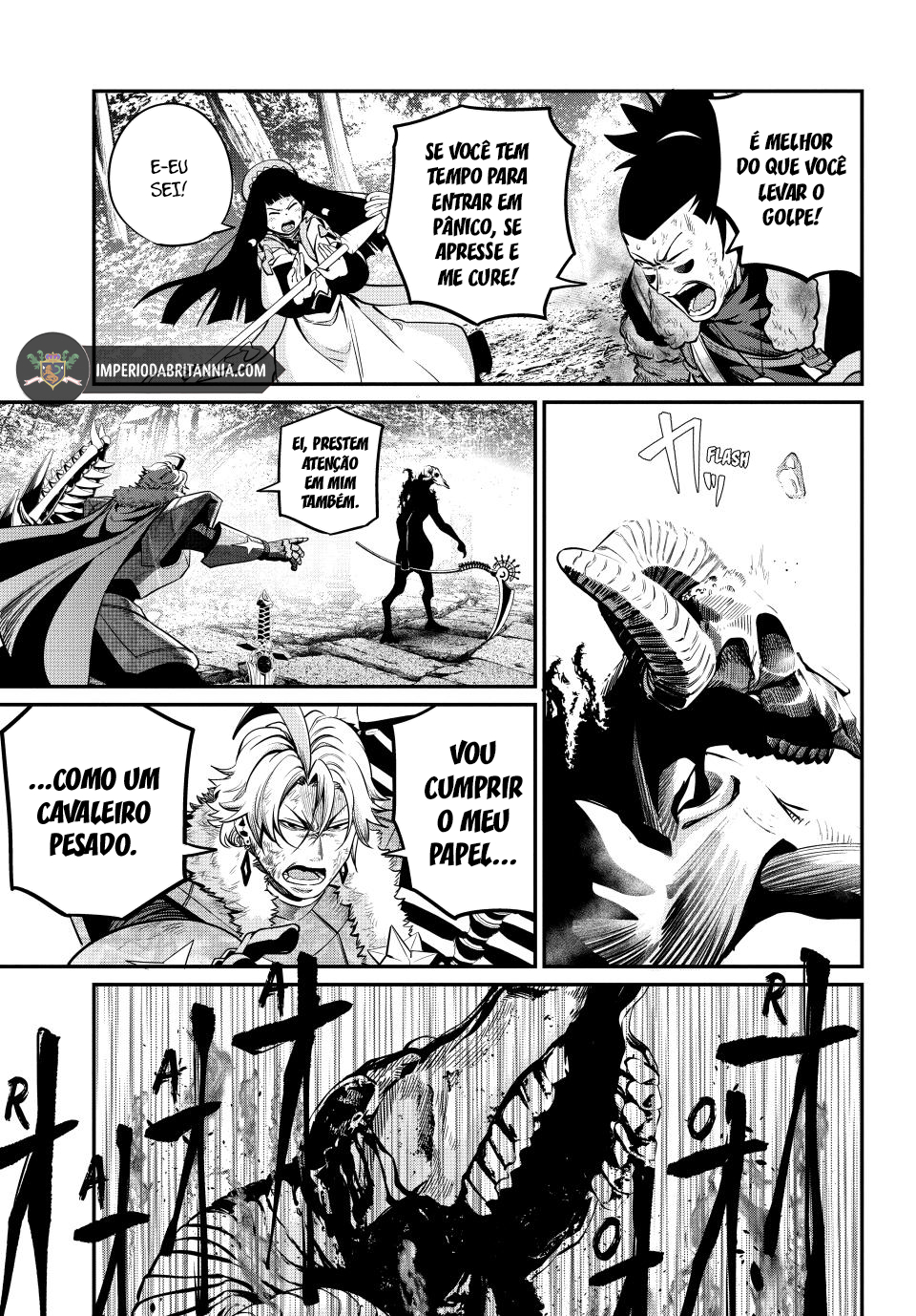 Read O Exilado Cavaleiro Pesado Reencarnado é Incomparável com o Conhecimento do Jogo (PT-BR) PT Manga Online