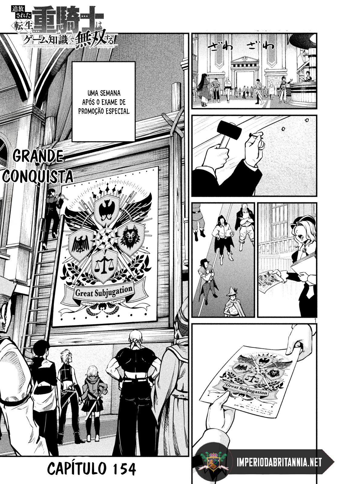 Read O Exilado Cavaleiro Pesado Reencarnado é Incomparável com o Conhecimento do Jogo (PT-BR) PT Manga Online