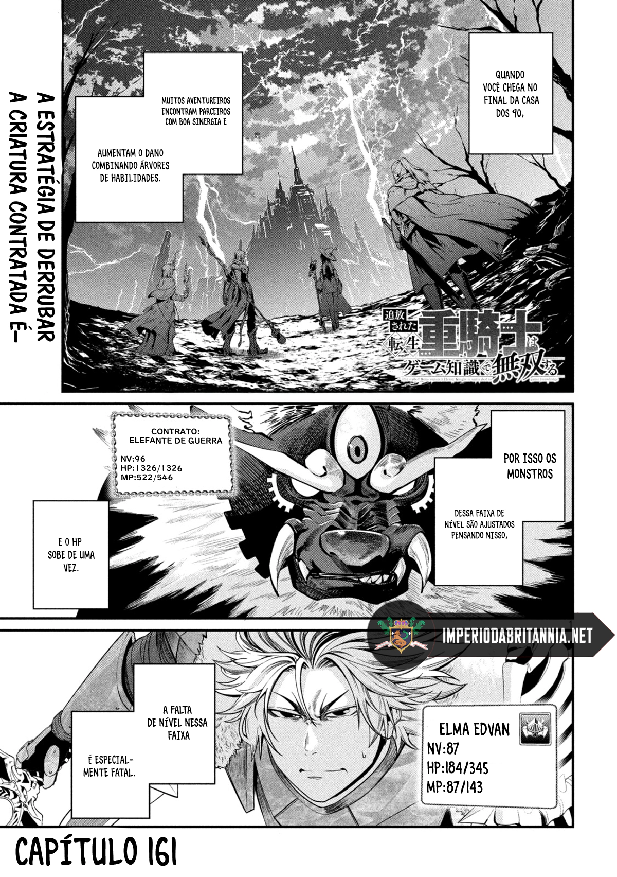 Read O Exilado Cavaleiro Pesado Reencarnado é Incomparável com o Conhecimento do Jogo (PT-BR) PT Manga Online