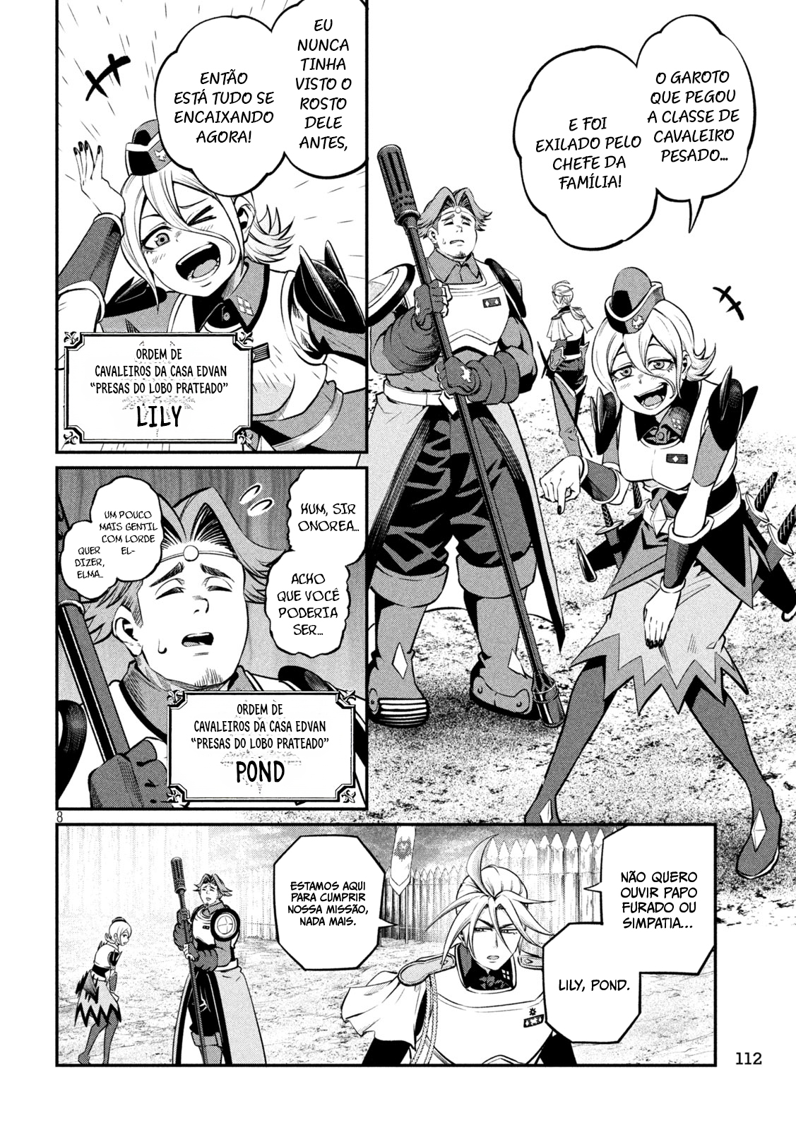 Read O Exilado Cavaleiro Pesado Reencarnado é Incomparável com o Conhecimento do Jogo (PT-BR) PT Manga Online