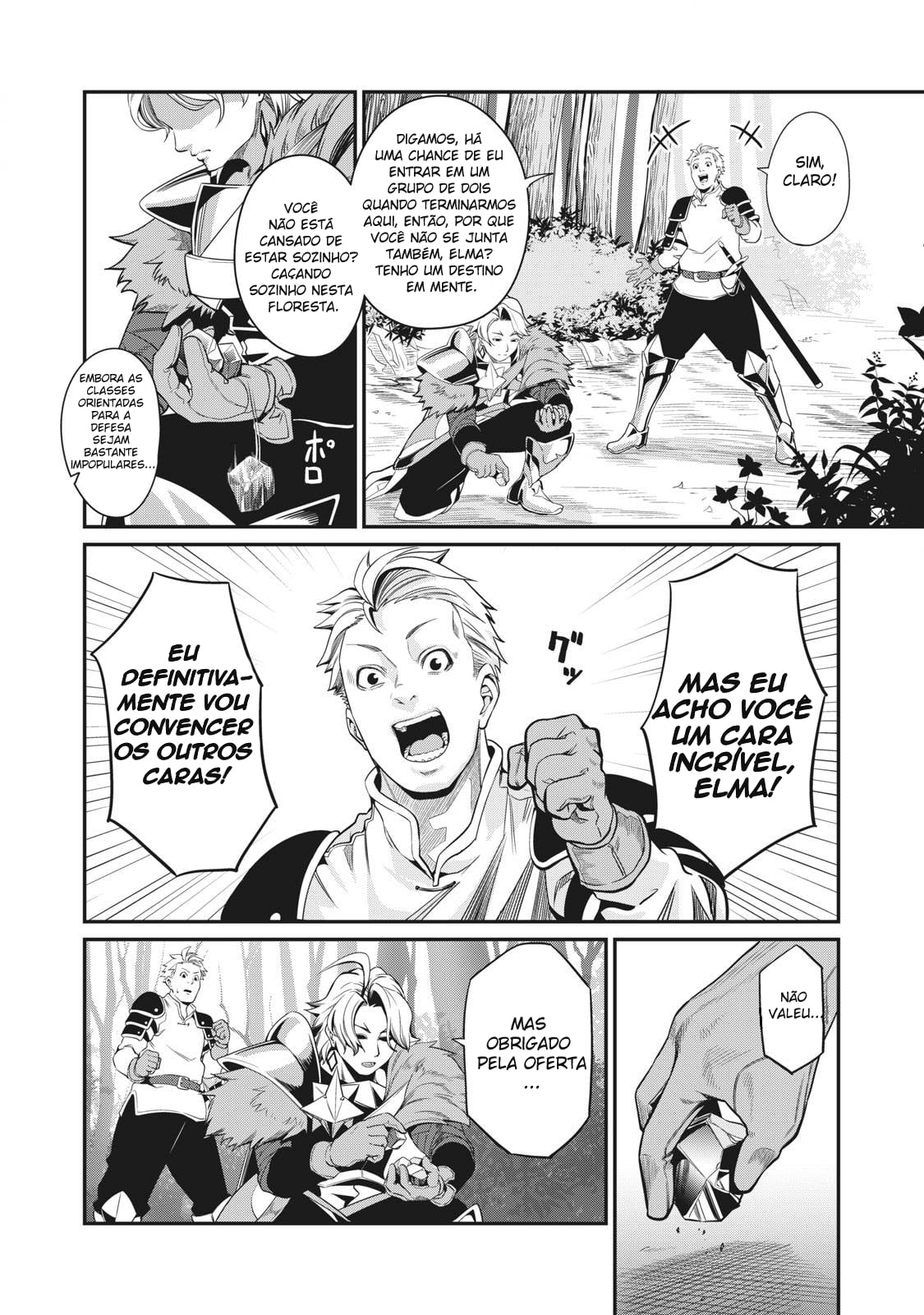 Read O Exilado Cavaleiro Pesado Reencarnado é Incomparável com o Conhecimento do Jogo (PT-BR) PT Manga Online
