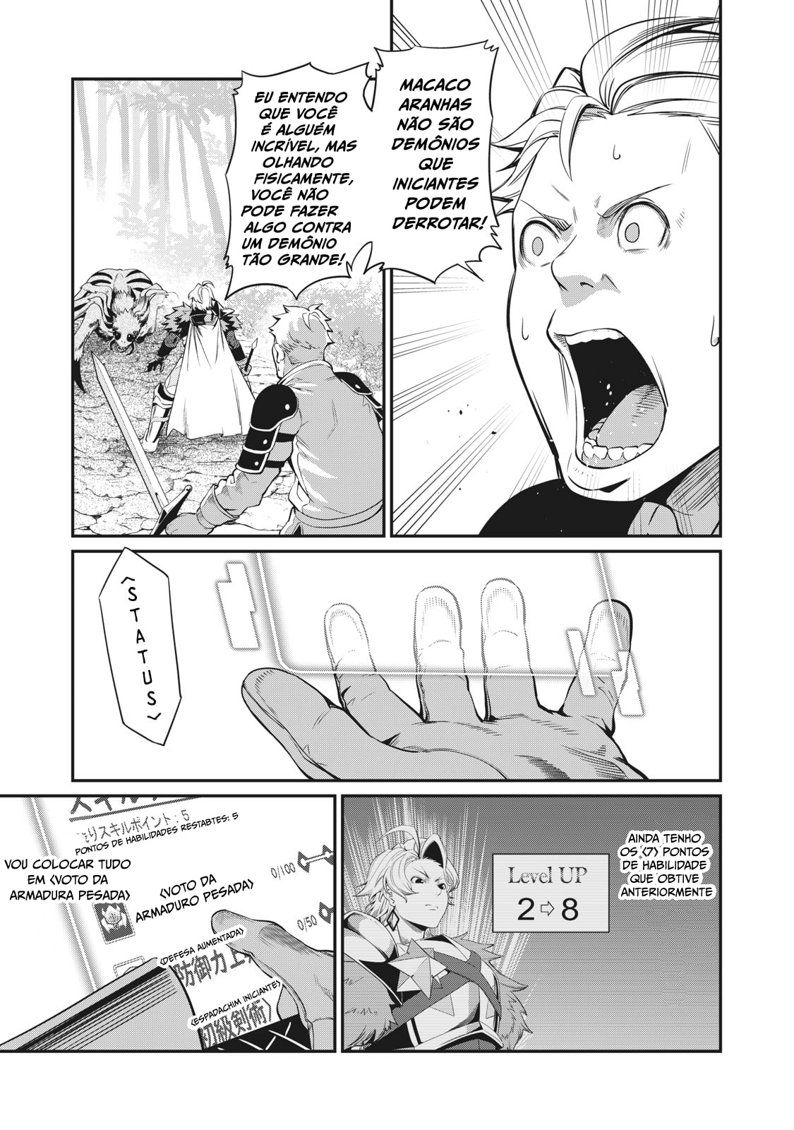 Read O Exilado Cavaleiro Pesado Reencarnado é Incomparável com o Conhecimento do Jogo (PT-BR) PT Manga Online