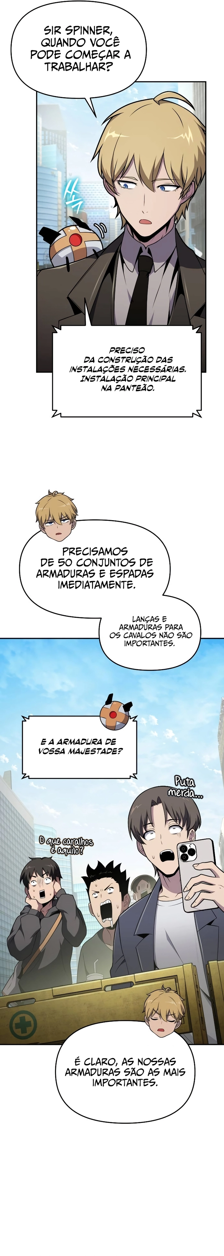 Read O Rei dos Cavaleiros que Retorna com um Deus (PT-BR) PT Manga Online