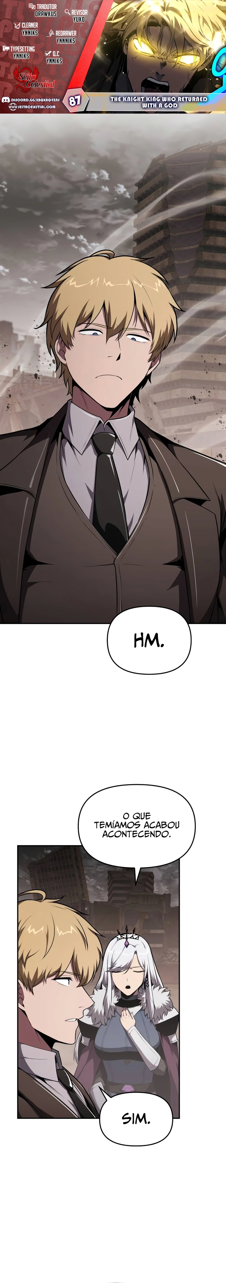 Read O Rei dos Cavaleiros que Retorna com um Deus (PT-BR) PT Manga Online