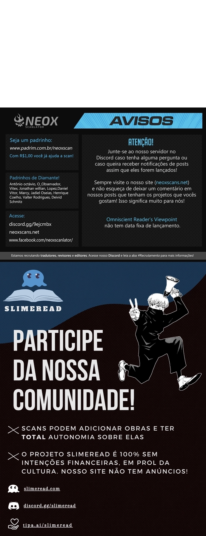 Read Ponto de Vista Do Leitor Oniciente (PT-BR) PT Manga Online