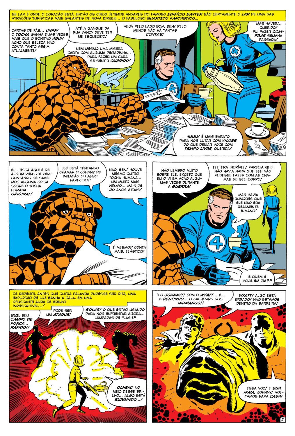 Read Quarteto Fantástico V1 (1961) (PT-BR) PT Manga Online