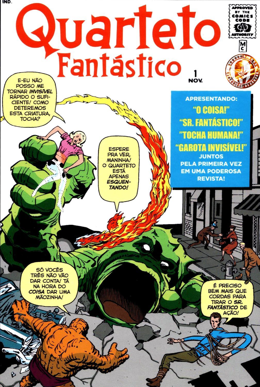 Read Quarteto Fantástico V1 (1961) (PT-BR) PT Manga Online