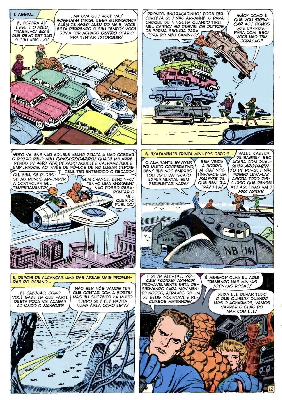 Read Quarteto Fantástico V1 (1961) (PT-BR) PT Manga Online