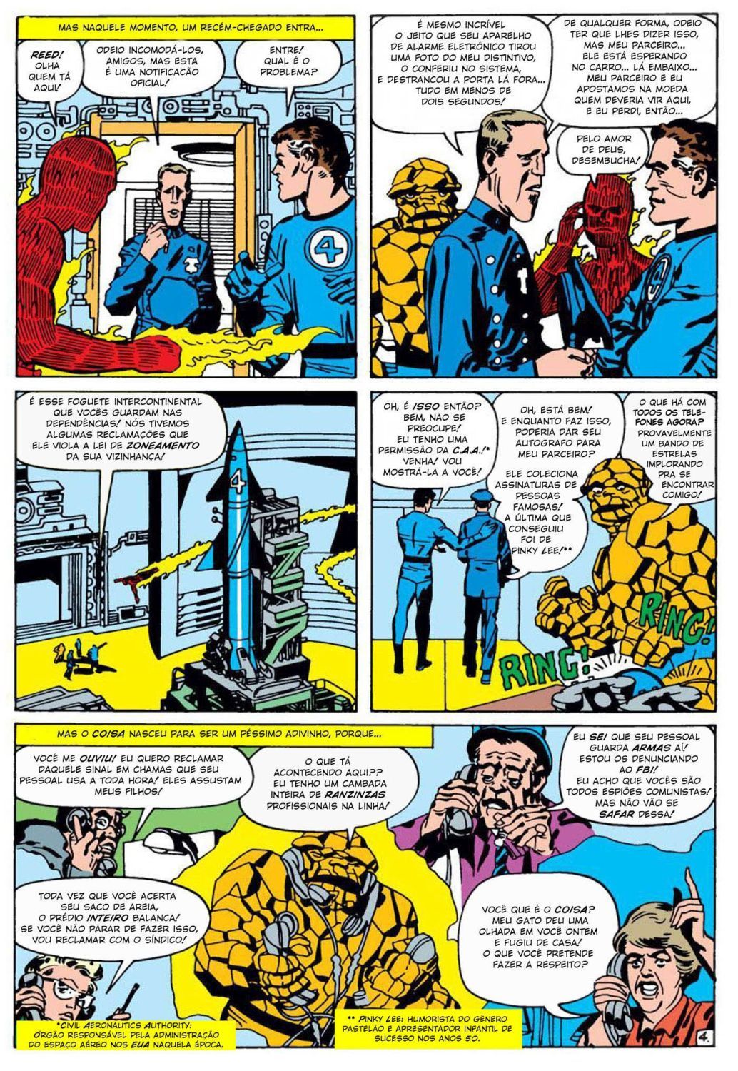 Read Quarteto Fantástico V1 (1961) (PT-BR) PT Manga Online