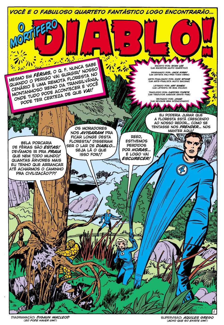 Read Quarteto Fantástico V1 (1961) (PT-BR) PT Manga Online