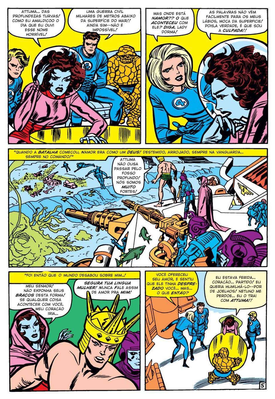 Read Quarteto Fantástico V1 (1961) (PT-BR) PT Manga Online