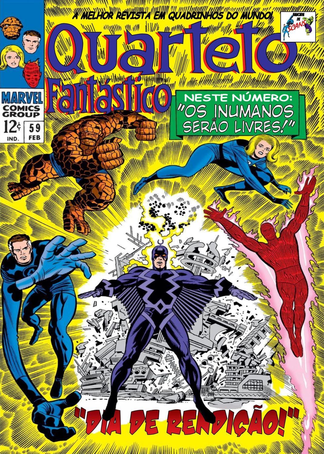 Read Quarteto Fantástico V1 (1961) (PT-BR) PT Manga Online