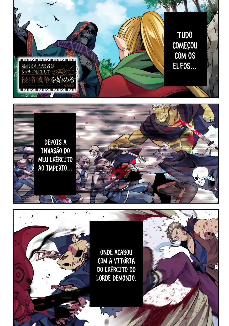 Read Shokei Sareta Kenja wa Lich ni Tensei (PT-BR) PT Manga Online