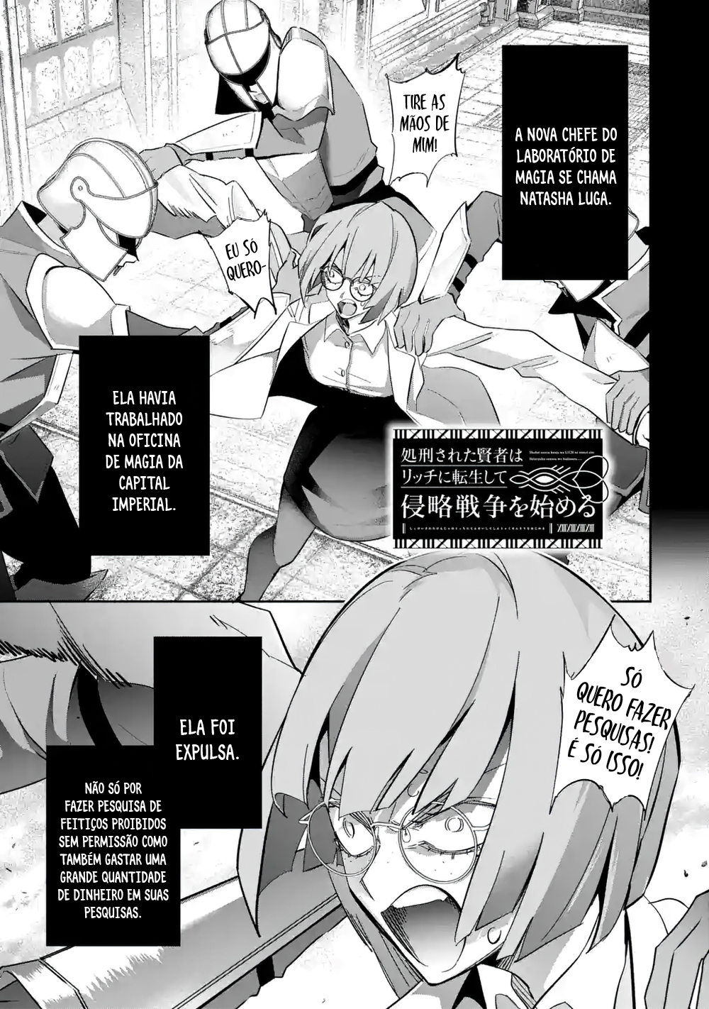Read Shokei Sareta Kenja wa Lich ni Tensei (PT-BR) PT Manga Online