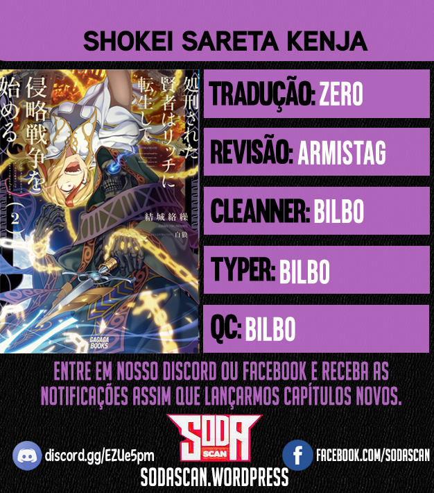 Read Shokei Sareta Kenja wa Lich ni Tensei (PT-BR) PT Manga Online
