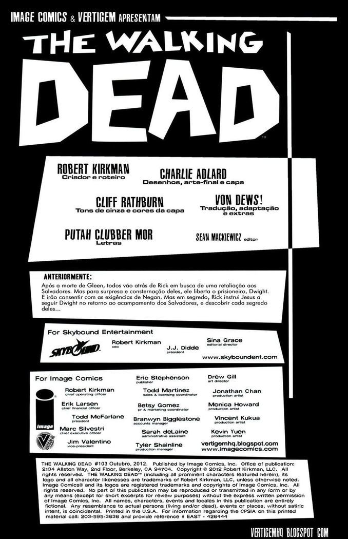 Read The Walking Dead (PT-BR) PT Manga Online