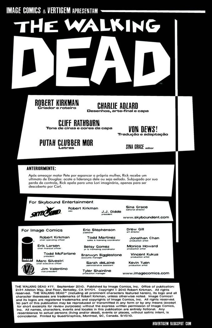 Read The Walking Dead (PT-BR) PT Manga Online