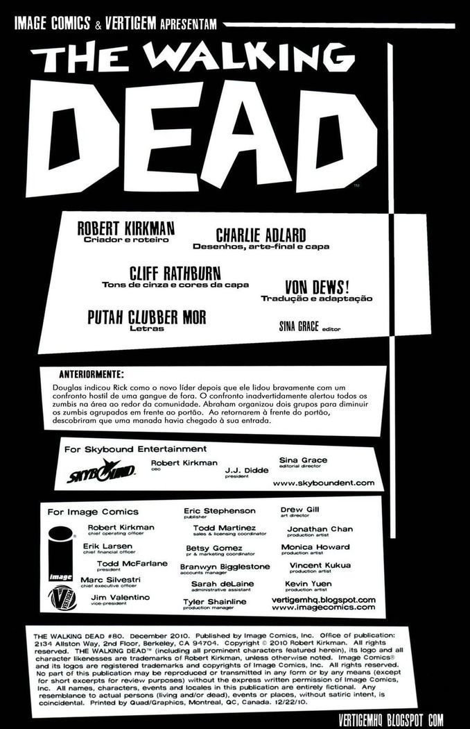 Read The Walking Dead (PT-BR) PT Manga Online