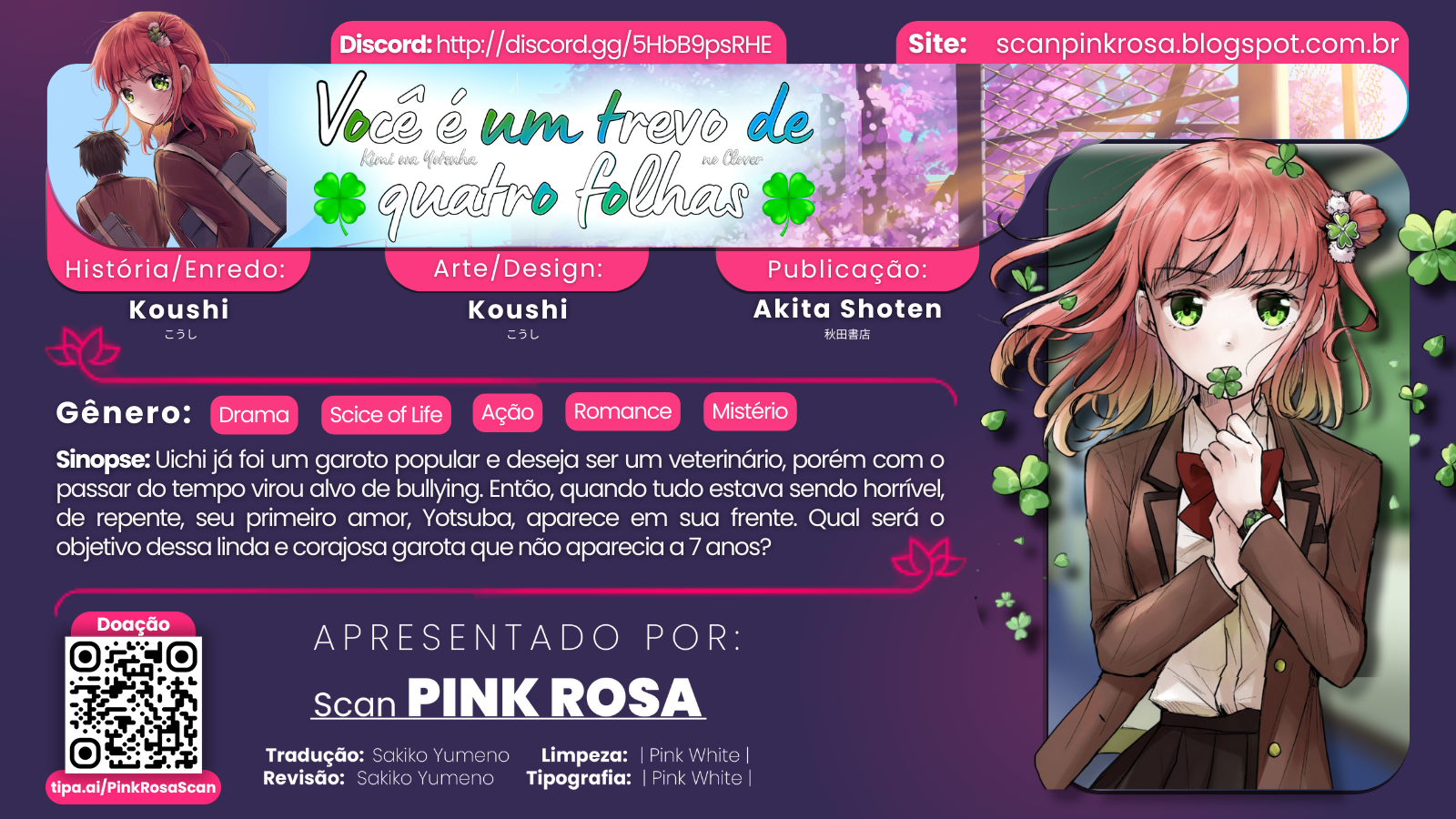 Read Você é um Trevo de Quatro Folhas (PT-BR) PT Manga Online